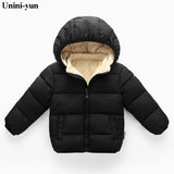 Kids Warm Hooded Coat