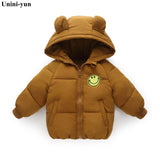 Kids Warm Hooded Coat