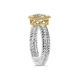 Golden Heart Embrace Ring