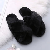 Plush Faux Fur Winter Slippers