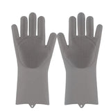 Silicone Dishwashing Scrubber Gloves!