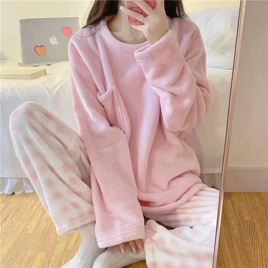 Cozy Flannel Loungewear Set