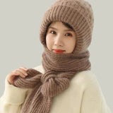 Crochet Hooded Scarf Hat