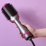 Electric Hair Brush - Hot Curling, Straightening, and Dryer Brush