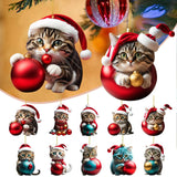 🎅Early Christmas Free Shipping🎁- Cute Cat Christmas Ornaments