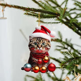 🎅Early Christmas Free Shipping🎁- Cute Cat Christmas Ornaments