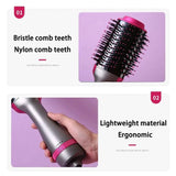 Electric Hair Brush - Hot Curling, Straightening, and Dryer Brush