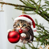 🎅Early Christmas Free Shipping🎁- Cute Cat Christmas Ornaments