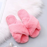 Plush Faux Fur Winter Slippers