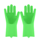 Silicone Dishwashing Scrubber Gloves!