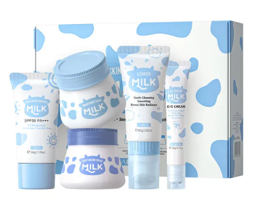 Milk Skin Care Moisturizing Facial Care Suit