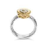 Golden Heart Embrace Ring